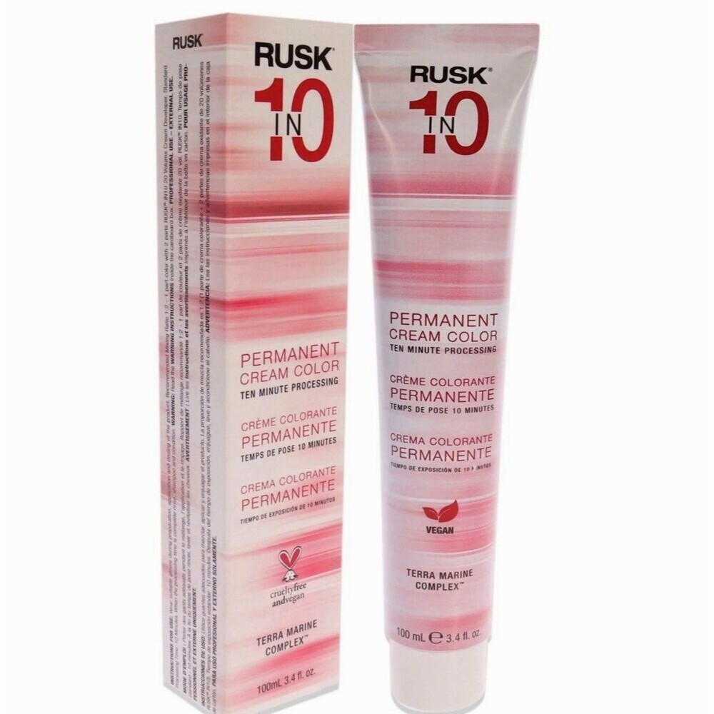 Rusk in 10 Ten Minute Permanent Hair Color 3.4 oz 5NN Color